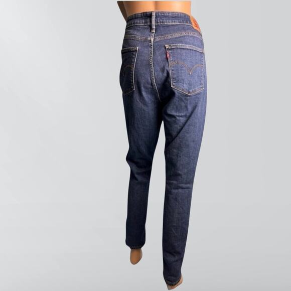 Levi’s 721 High Rise Medium Wash Distressed Fitted Jeans - Picture 3 of 3